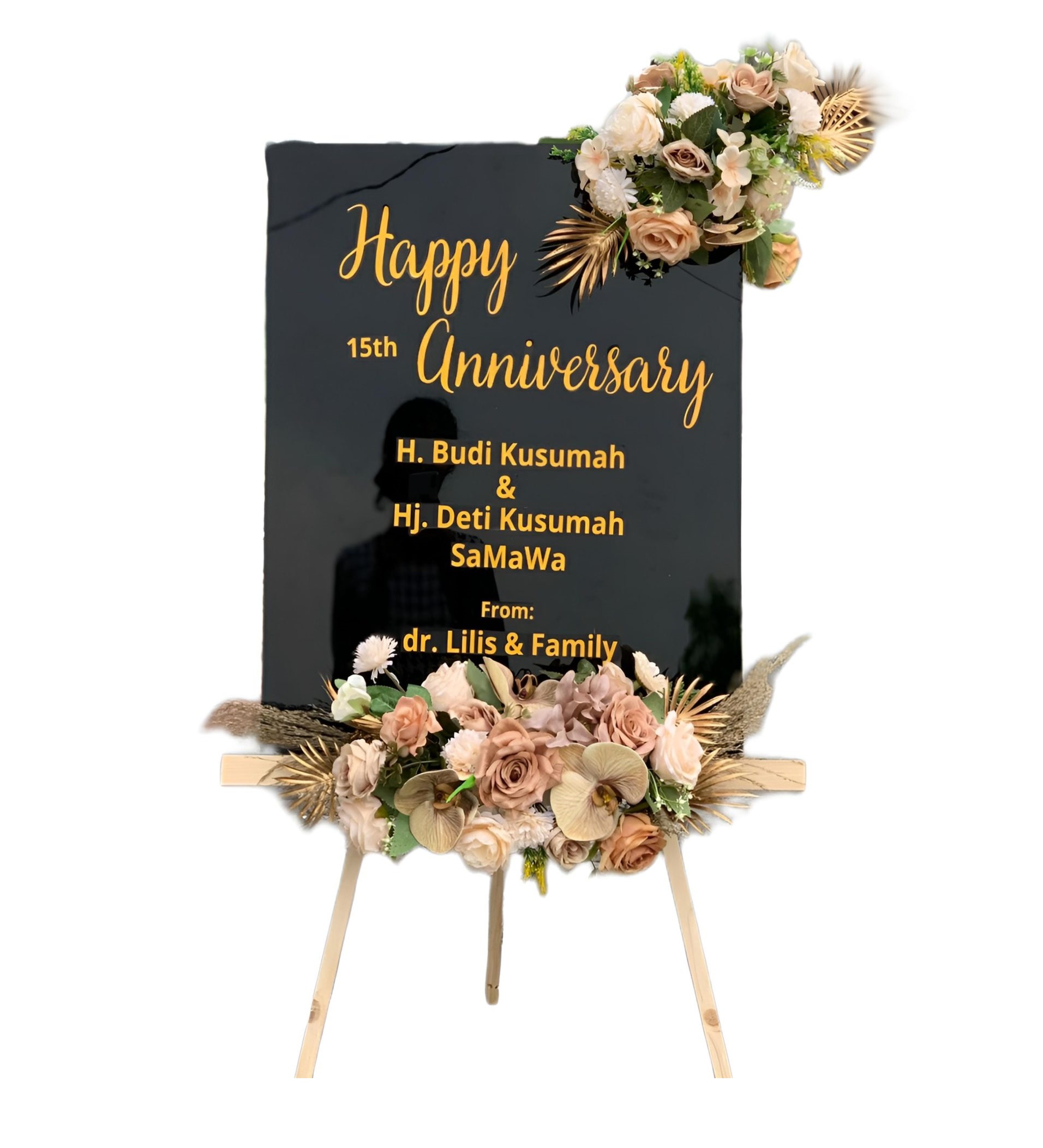 Papan Bunga Akrilik Bontang Utara