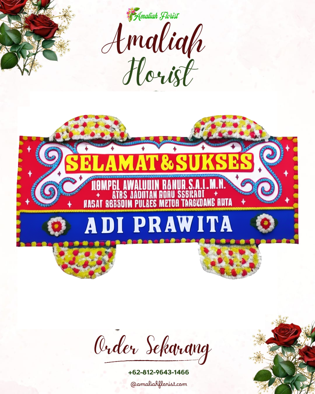 Papan Bunga Ucapan Selamat Bontang Utara