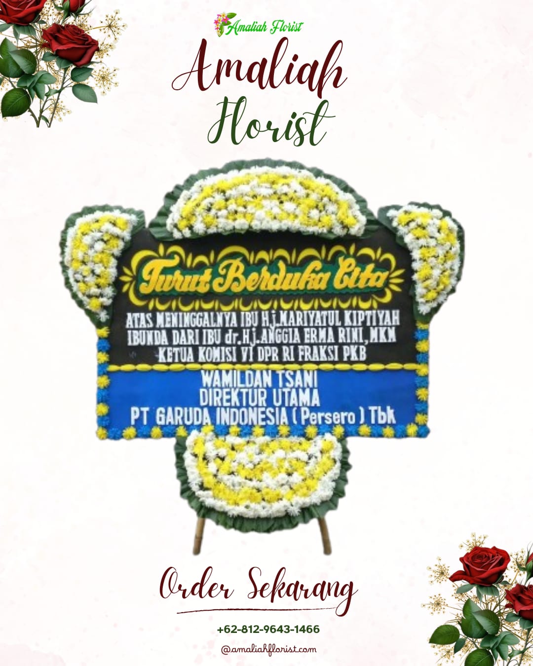 Papan Bunga Duka Bontang Utara